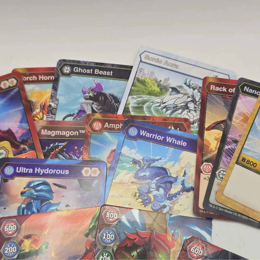 Spin Master Bakugan GeoForge 13 English Gate Cards: Jettra Ghost Beast+more